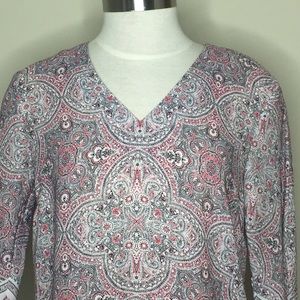 Violet + Claire | Tunic. Pink. White. Black.